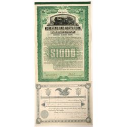 New Jersey Railroad bond and stock   (101242)