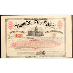 Pacific Railroad Bond  (101293)
