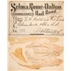 Image 1 : Selma, Rome & Dalton Railroad Pass, 1876  (60315)