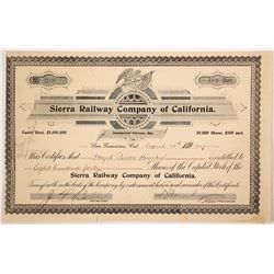 Sierra Railway Co of Calif stock  (81762)