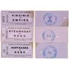 Image 1 : Three Virginia & Truckee Railroad Tickets  (102247)