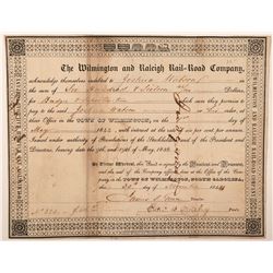 Wilmington and Raleigh Rail-Road Co.  (101260)
