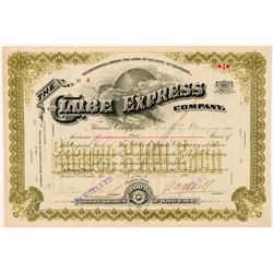 Globe Express Company Stock Certificate  (91600)