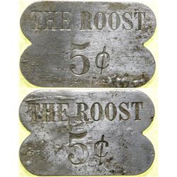 The Roost Brothel 5-cent Token  (101831)