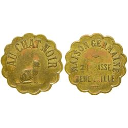 Au Chat Noir Brothel Token  (104122)