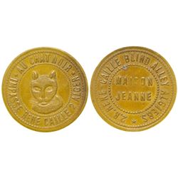 Au Chatnoir Brothel Token  (104123)