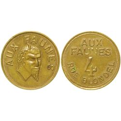 Aux Faunes Brothel Token  (104033)