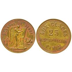 Aux Glaces Brothel Token (T1)  (104037)