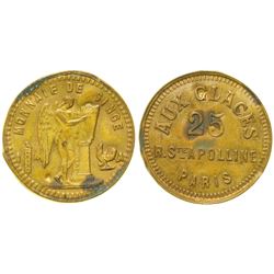 Aux Glaces Brothel Token (T1)  (104038)