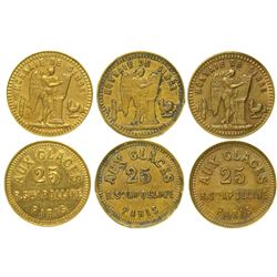 Aux Glaces Brothel Tokens (T1)  (104041)