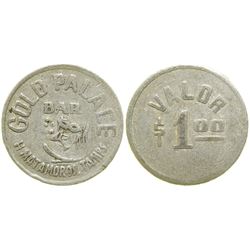 Gold Palace Bar Brothel Token  (104571)