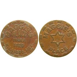 Maggie's Place Brothel Token  (104586)