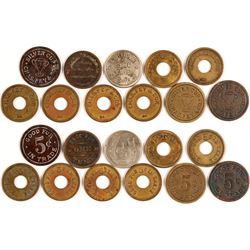 Slot Machine Tokens.  (85459)