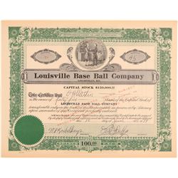 Louisville Base Ball Company Stock  (101423)