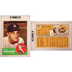 1963 TOPPS Roger Maris Card  (104086)