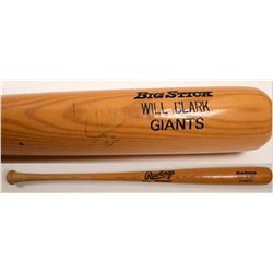 Game Bat Signed By Will Clark  (104559)