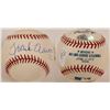 Image 1 : Hank Aaron autographed and inscribed baseball 27/144  (100301)