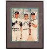 Image 1 : Roger Maris, Yogi Berra, Mickey Mantle Yankees Triple-Signed Photo  (104550)