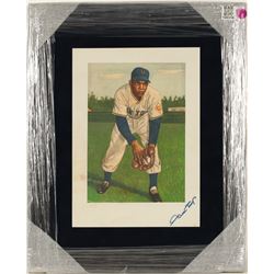 Willie Mays Signed Lithograph  (100316)