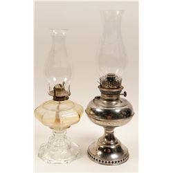 Oil Wick Lamps (2)  (91525)