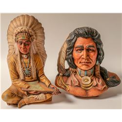Indian Plaster Pair  (102747)