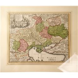 Ukraine and Surrounds Map c1720  (84866)