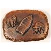 Image 1 : Bronze Belt Buckle with Folsom Point Signed by Artist   (102736)