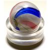 Image 1 : Marble / 3/4" Peppermint Swirl  (100616)