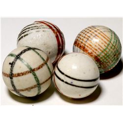 Marbles/  4 Geometic Chinas  (100672)