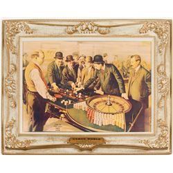 Cyrus Noble gambling print  (91520)