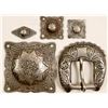 Image 1 : Sterling Belt Buckle and Conchos  (91306)