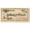 Image 1 : California Bituminous Paving Co. Stock Certificate  (100756)