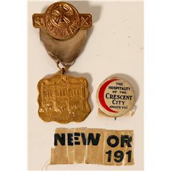 New Orleans Ribbon Medal and Button  (101738)