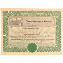 Alaska Oil Company Stock Certificate  (101452)