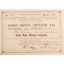 Good Hope Mining Co stock  (81854)