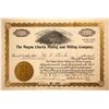 Image 1 : Magna Charta Mining & Milling Co. Stock Certificate, Cripple Creek, CO, 1901  (60913)
