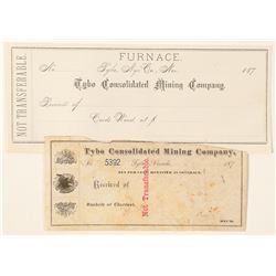 Pair of Tybo Consolidated Receipts  (99973)