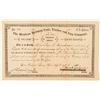 Image 1 : The Mexican National Coal, Timber and Iron Co. Stock Certificate  (91870)