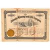 Image 1 : Colorado & Wyoming Land & Oil Co. Stock Certificate  (100939)