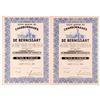 Image 1 : Societe Anonyme Des De Bernissart (Coal Mining Company Bond Certificates)  (81817)