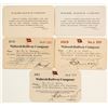 Image 1 : Five Wabash Railway Company Passes  (60341)