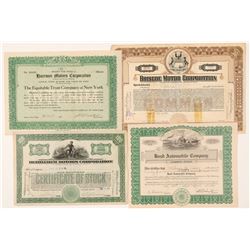 Four Motor Car Stocks  (91646)