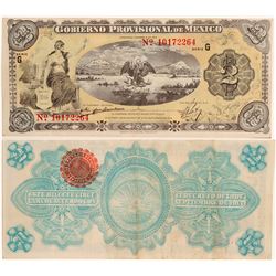 2 Peso Provisional Government Note  (101702)