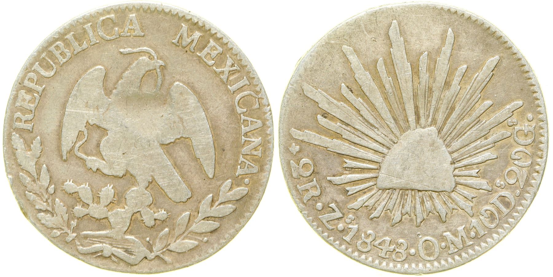 2 Reales Silver Coin (104147)