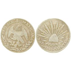 2 Reales Silver Coin  (104147)