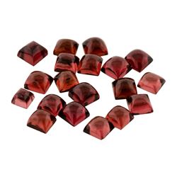 11.10 ctw. Natural Square Cabochon Garnet Parcel of Twenty