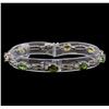 Image 1 : 14KT White Gold 7.68 ctw Multicolor Sapphire and Diamond Bracelet