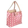 Image 3 : Coach Pink Monogram Coated Canvas Leather Trim Large Tote Bag