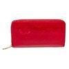 Image 1 : Louis Vuitton Red Vernis Monogram Zippy Wallet