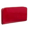 Image 4 : Louis Vuitton Red Vernis Monogram Zippy Wallet